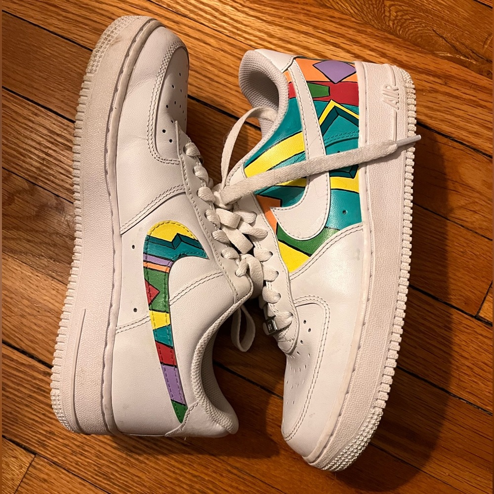 hand painted air force ones